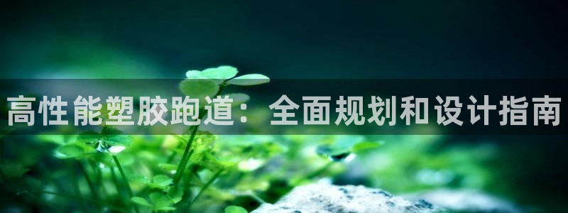怎样能成为尊龙凯时平台的会员:高性能塑胶跑道:全面规划和设计